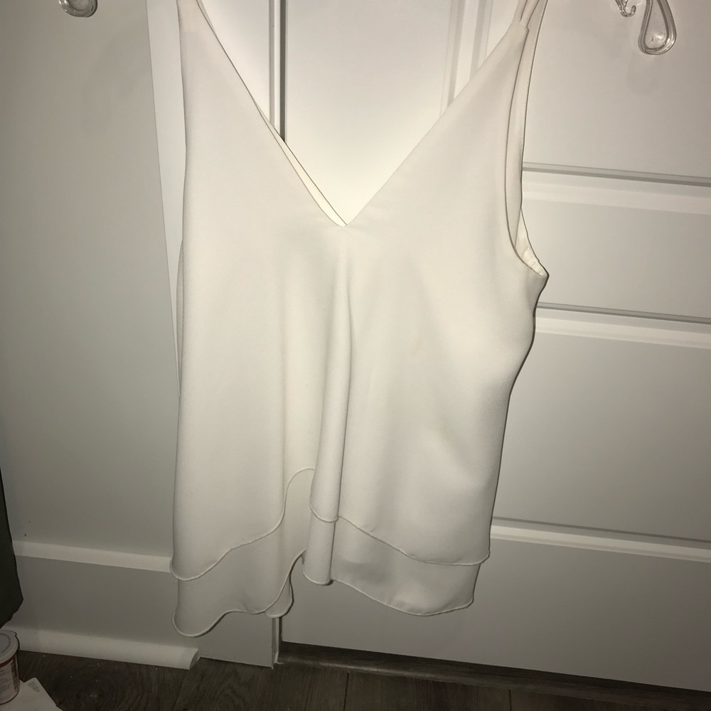 Newbury Kustom White Layered Tank